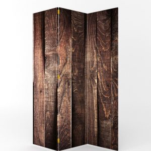 BIOMBO TEXTURA MADERA OSCURA