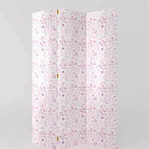 BIOMBO PATRÓN FLORAL DELICADO
