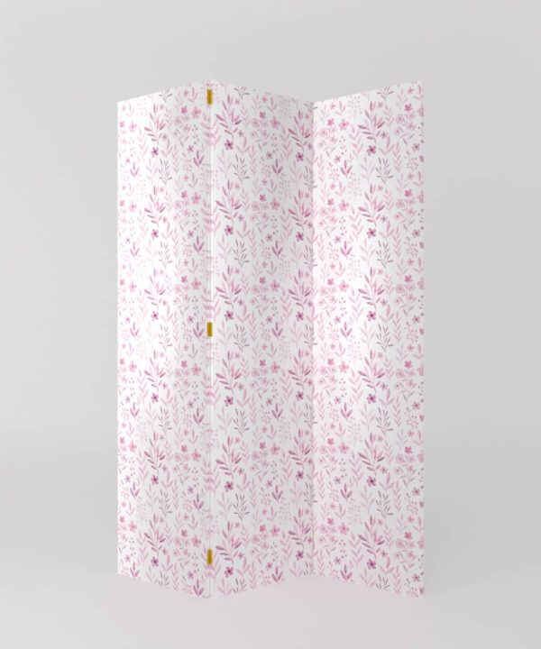 BIOMBO PATRÓN FLORAL DELICADO