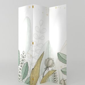 BIOMBO JARDÍN PASTEL DECORATIVO