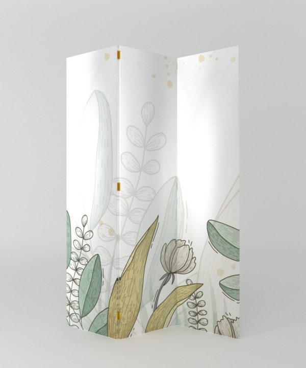 BIOMBO JARDÍN PASTEL DECORATIVO