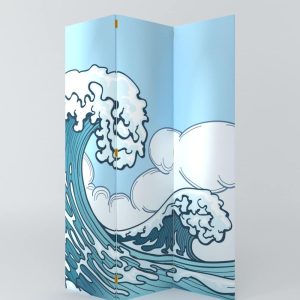 BIOMBO ARTE OLA JAPONESA
