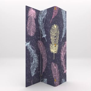BIOMBO PLUMAS DE COLORES