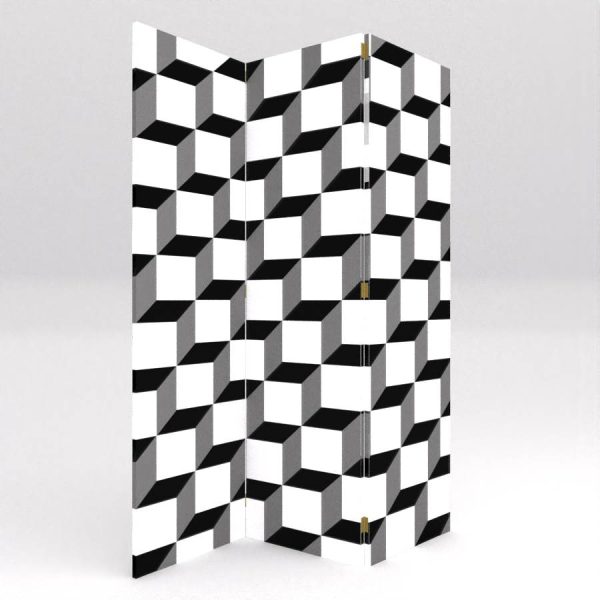 BIOMBO PATRÓN DE CUBOS