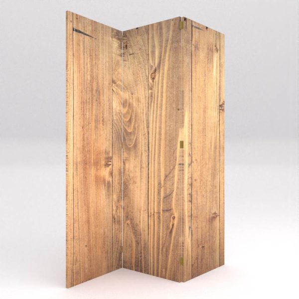 BIOMBOS MADERA RUSTICA
