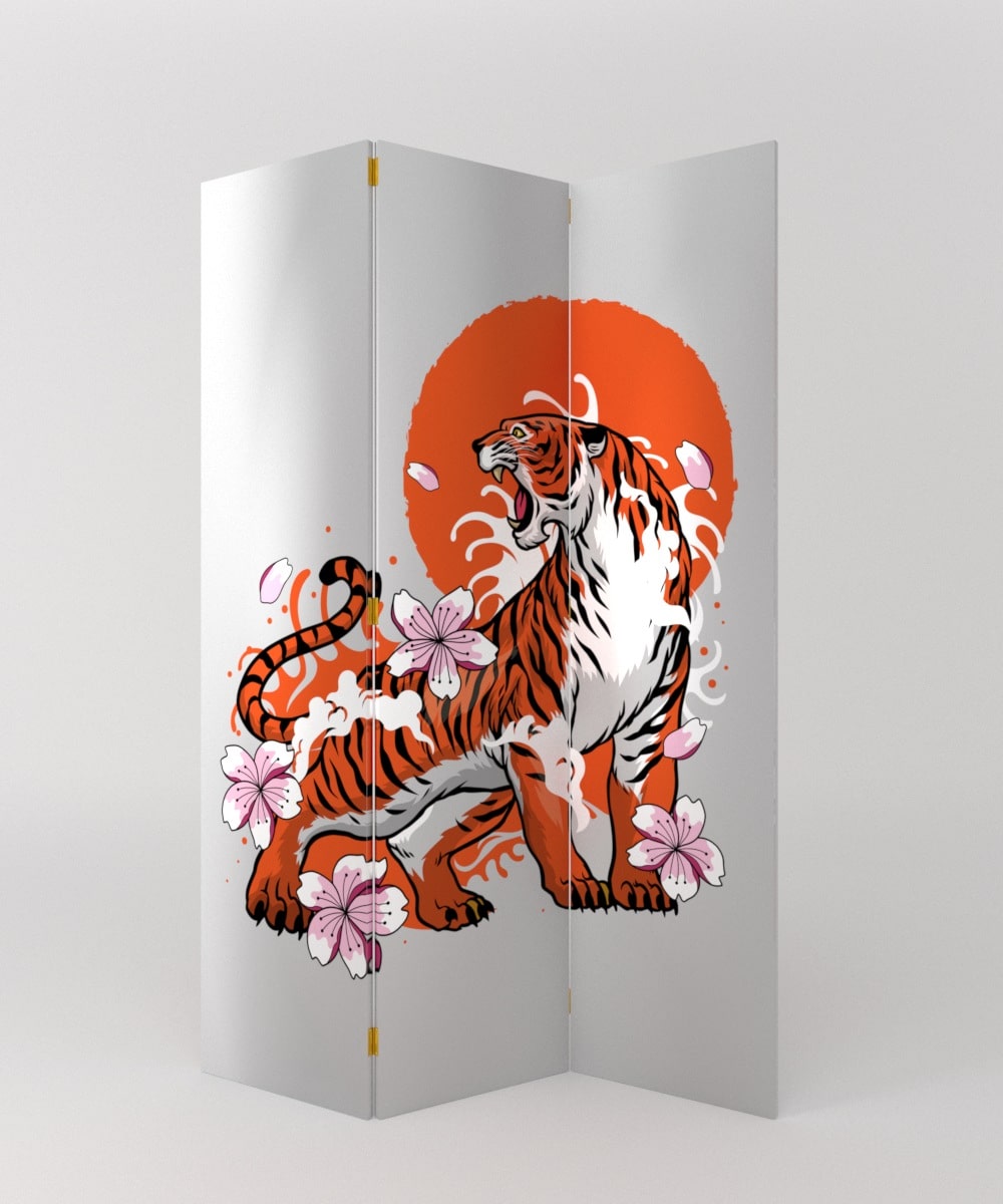 BIOMBO TIGRE FLOR DE CEREZO